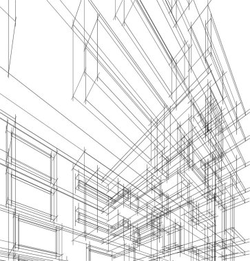 soyut mimari sanat, dijital duvar kağıdı