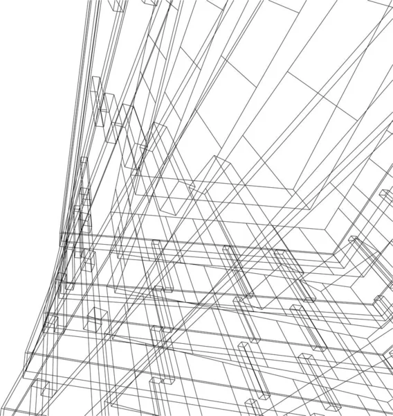 建筑艺术摘要 数码壁纸 — 图库矢量图片