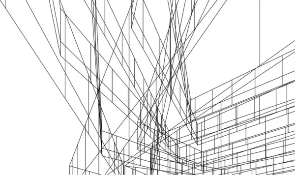 建筑艺术摘要 数码壁纸 — 图库矢量图片