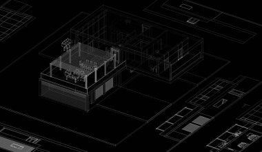 3D mimari projesi, dijital sanat