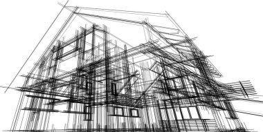 3D mimari sanat, dijital duvar kağıdı