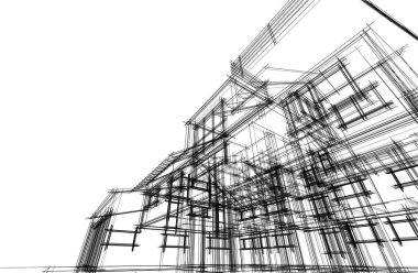 3D mimari sanat, dijital duvar kağıdı