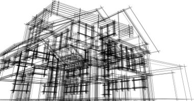 3D mimari sanat, dijital duvar kağıdı