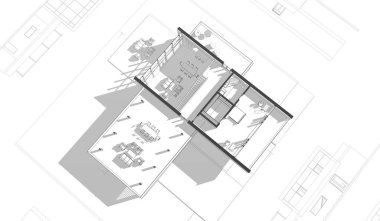 minimal 3d mimari proje, mimari sanat