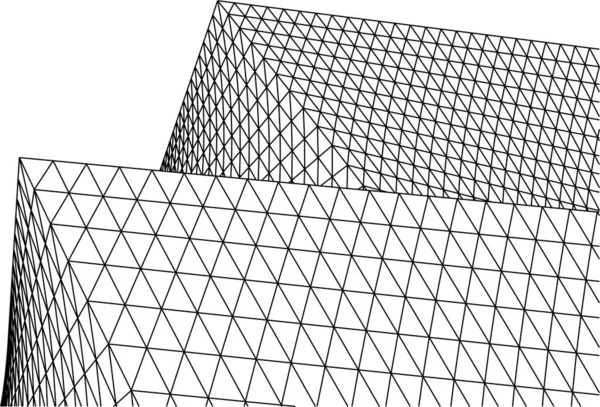 Architekturkunst Digitale Tapete — Stockvektor