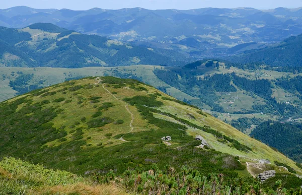 Malebný Pohled Krásnou Horskou Krajinu — Stock fotografie