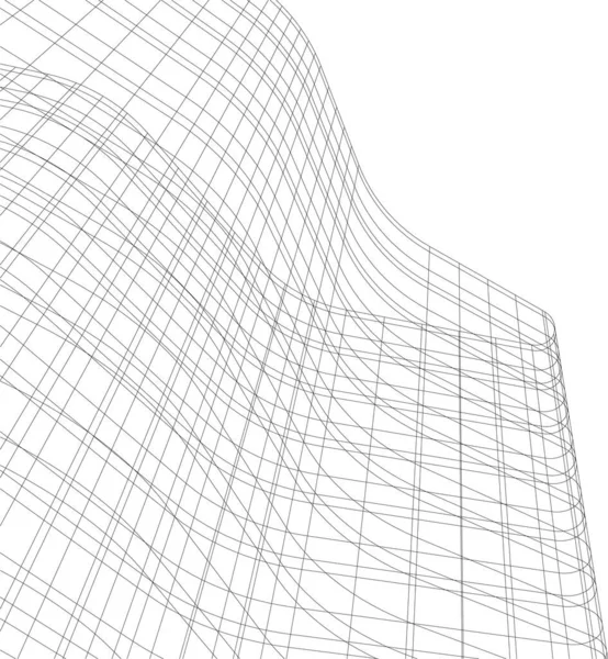 3D建筑艺术 数码壁纸 — 图库矢量图片