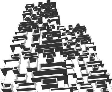 3D mimari sanat, dijital duvar kağıdı