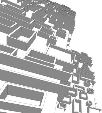 3D mimari sanat, dijital duvar kağıdı