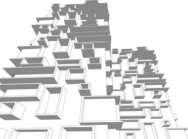 3D mimari sanat, dijital duvar kağıdı