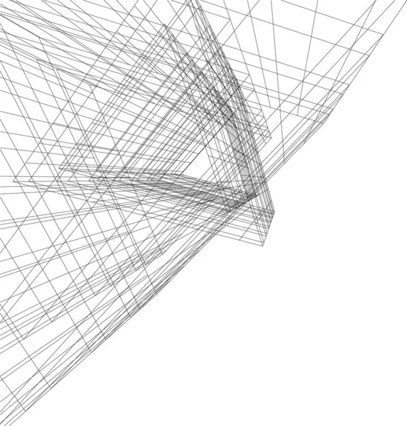 3D建筑艺术 数码壁纸 — 图库矢量图片
