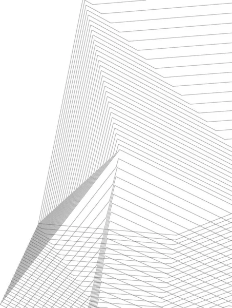 Architectonische Kunst Digitaal Behang — Stockvector