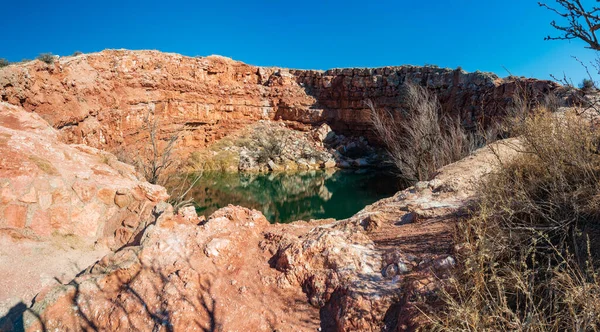Bottomless Lakes State Park New Mexico — Stock Photo, Image