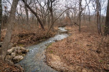 Sonbahar Sırasındaki Chickasaw Ulusal Eğlence Alanı