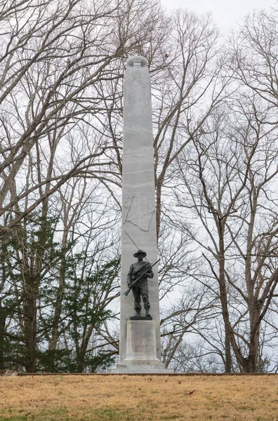 多纳森堡国家战场的雕像 — 图库照片
