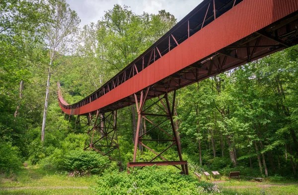 Zabytkowa Operacja Wydobywcza Węgla Parku Narodowym New River Gorge — Zdjęcie stockowe