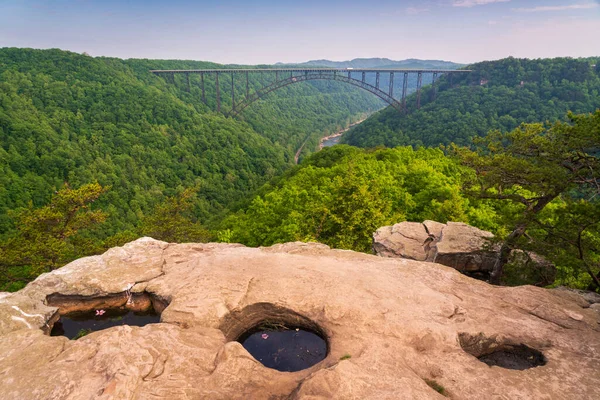 Most Národním Parku New River Gorge — Stock fotografie