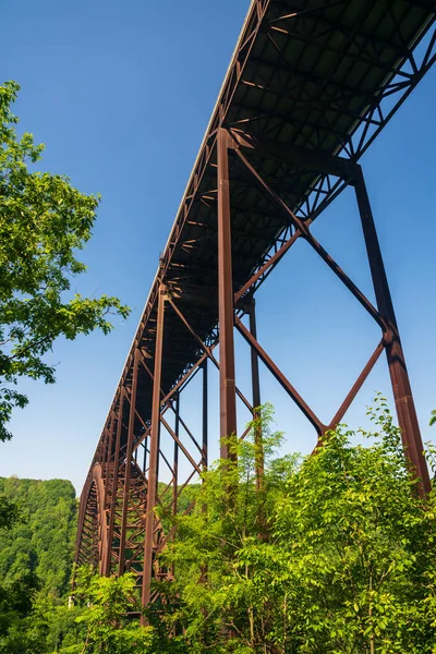 Most Parku Narodowym New River Gorge — Zdjęcie stockowe