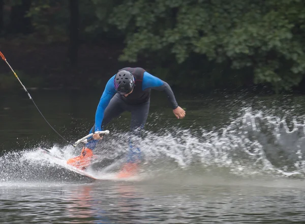 Torneo di Wakeboard dedicato a giorno di città di Balashikha — Foto Stock