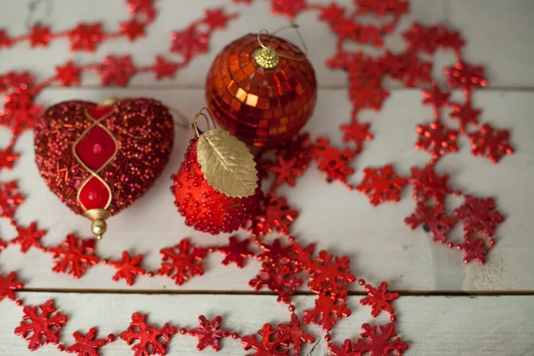 Vintage christmas handmade toys — Stock Photo, Image