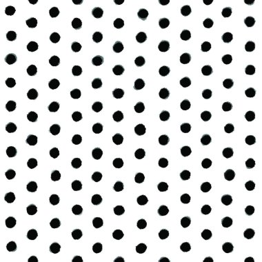 Siyah Noktalı Soyut Suluboya Desensiz Desen Arkaplanı, Beyaz Arkaplanda Benekler ve Sıçramalar. El boyalı duvar kağıdı. Suluboya Kusursuz Polka Nokta Kalıbı Arkaplanı