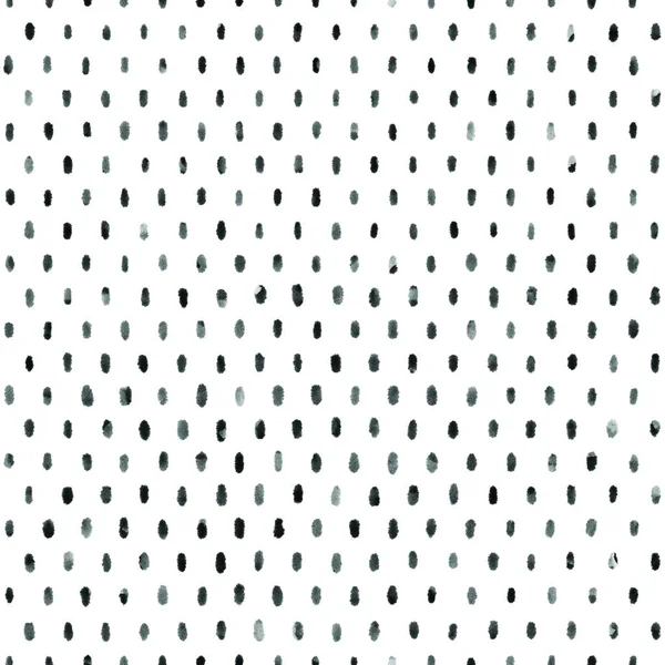 Abstract Watercolor Seamless Pattern Backdrop Black Spots Polka Dots Splashes — Stock Photo, Image