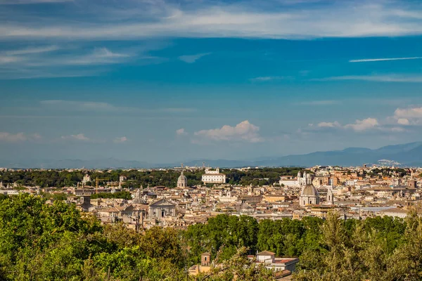 Roma Lacio Italia Hermoso Panorama Ciudad Visto Desde Cima Del — Foto de Stock