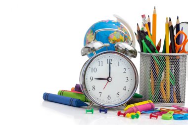 çeşitli okul malzemeleri