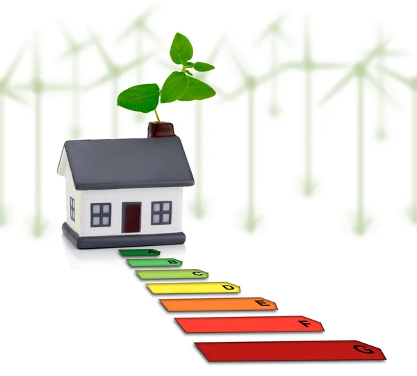 Energie-efficiëntie in het huis — Stockfoto