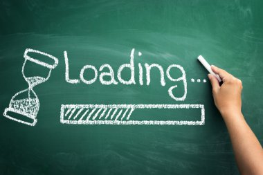 kavram yazı tahtası üzerinde yükleme