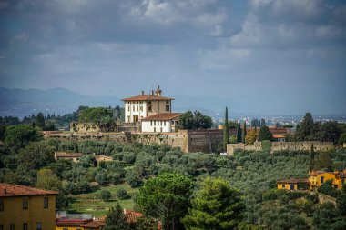 Fort Belvedere 'de. Floransa. İtalya. Eylül 2019.