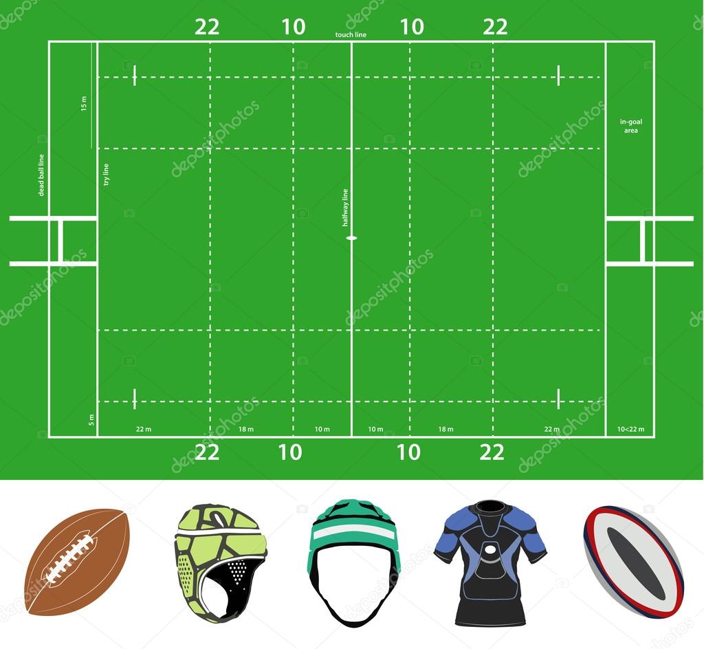 Rugby Feld Rugby Feld StockVektoren und Grafiken iStock Rugby