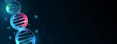 DNA mavi tıbbi ve sağlık geçmişi