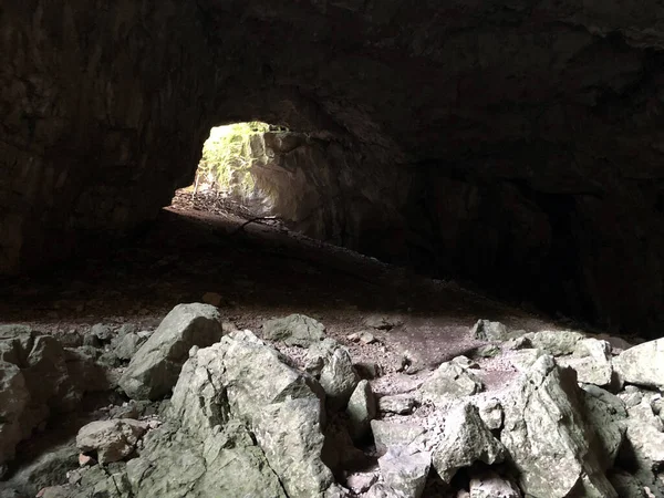 Σπήλαιο Weaver Σπήλαιο Tkalca Jama Σπήλαιο Tkalca Tkalca Jama Cerknica — Φωτογραφία Αρχείου