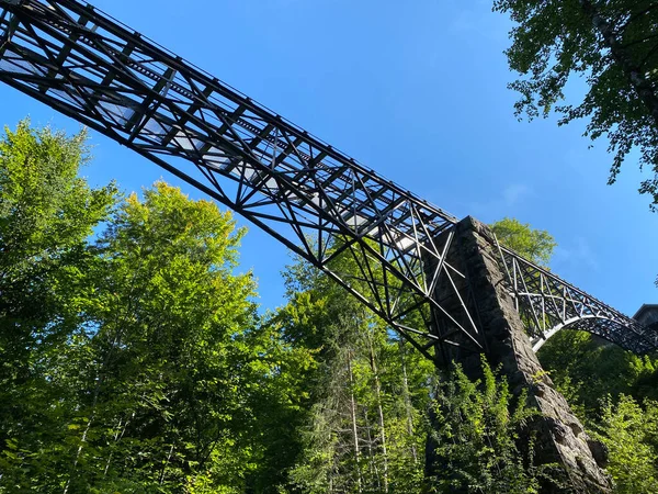 Giessbachbahn Európa Legrégebbi Vasútvonala Brienz Berni Kanton Svájc Standseilbahn Giessbach — Stock Fotó