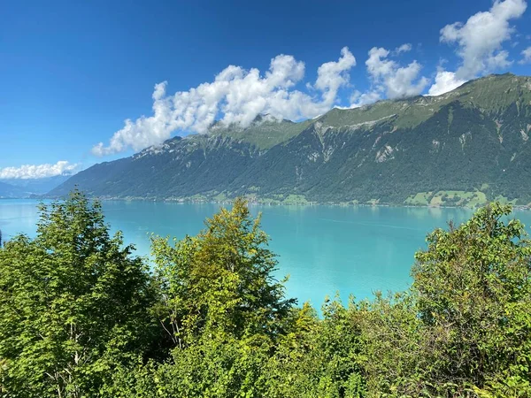 Danau Brienz Antara Pegunungan Alpen Emmental Dan Alpen Bernese Kanton — Stok Foto