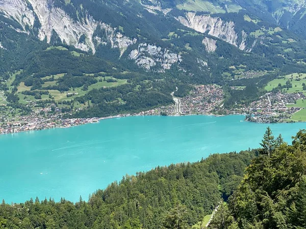 Λίμνη Brienz Μεταξύ Των Οροσειρών Των Emmental Alps Και Bernese — Φωτογραφία Αρχείου