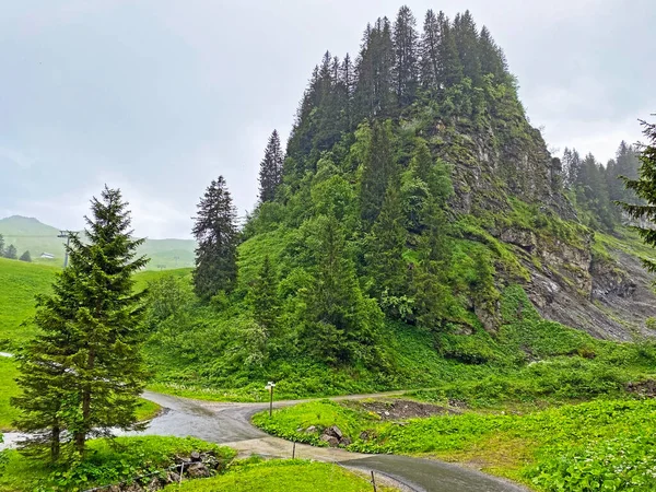 Colline Alpine Seeblistoeckli Seeblistockli Sur Région Iberig Dans Massif Montagneux — Photo