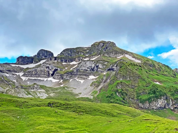 Sommet Alpin Forstberg Chaîne Montagnes Abord Dans Les Alpes Schwyz — Photo