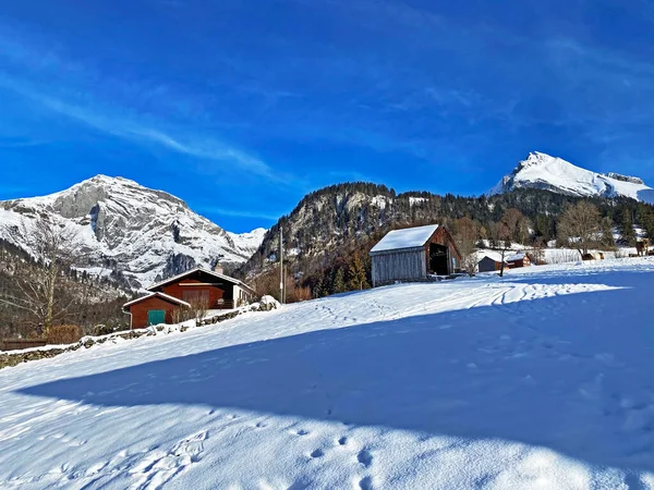 Alpstein Dağlarındaki Stoss Wildhuser Schofberg Tepelerinde Appenzell Alpleri Nde Beyaz — Stok fotoğraf