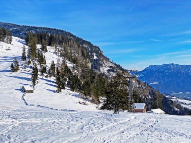 Obertoggenburg bölgesi, Unterwasser - İsviçre 'nin St. Gallen Kantonu (Schweiz)