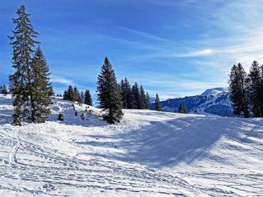 Obertoggenburg bölgesi, Unterwasser - İsviçre 'nin St. Gallen Kantonu (Schweiz)