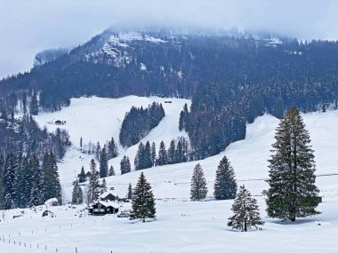 Apenzell Alpleri, Ennetbuhl veya Ennetbuehl - İsviçre 'nin St. Gallen Kantonu' ndaki (Schweiz)