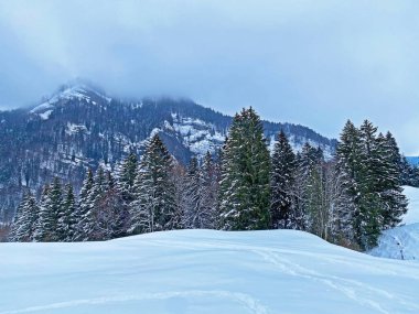Apenzell Alpleri, Ennetbuhl veya Ennetbuehl - İsviçre 'nin St. Gallen Kantonu' ndaki (Schweiz)