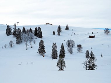 Obertoggenburg bölgesi, Unterwasser - İsviçre 'nin St. Gallen Kantonu (Schweiz)