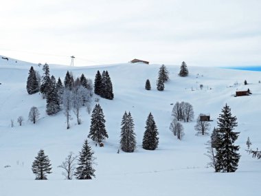 Obertoggenburg bölgesi, Unterwasser - İsviçre 'nin St. Gallen Kantonu (Schweiz)