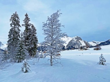 Obertoggenburg bölgesi, Unterwasser - İsviçre 'nin St. Gallen Kantonu (Schweiz)