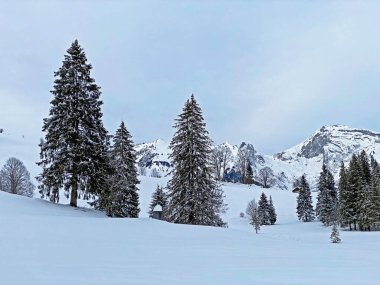 Obertoggenburg bölgesi, Unterwasser - İsviçre 'nin St. Gallen Kantonu (Schweiz)