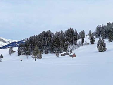 Obertoggenburg bölgesi, Unterwasser - İsviçre 'nin St. Gallen Kantonu (Schweiz)