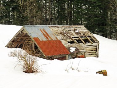 Walen Gölü veya Walenstadt Gölü (Walensee), Amden - İsviçre 'nin St. Gallen Kantonu (Schweiz)